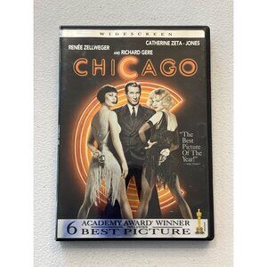 Chicago 2002 DVD Musical Movie Renee Zellweger Catherine Zeta-Jones Pre-Owned